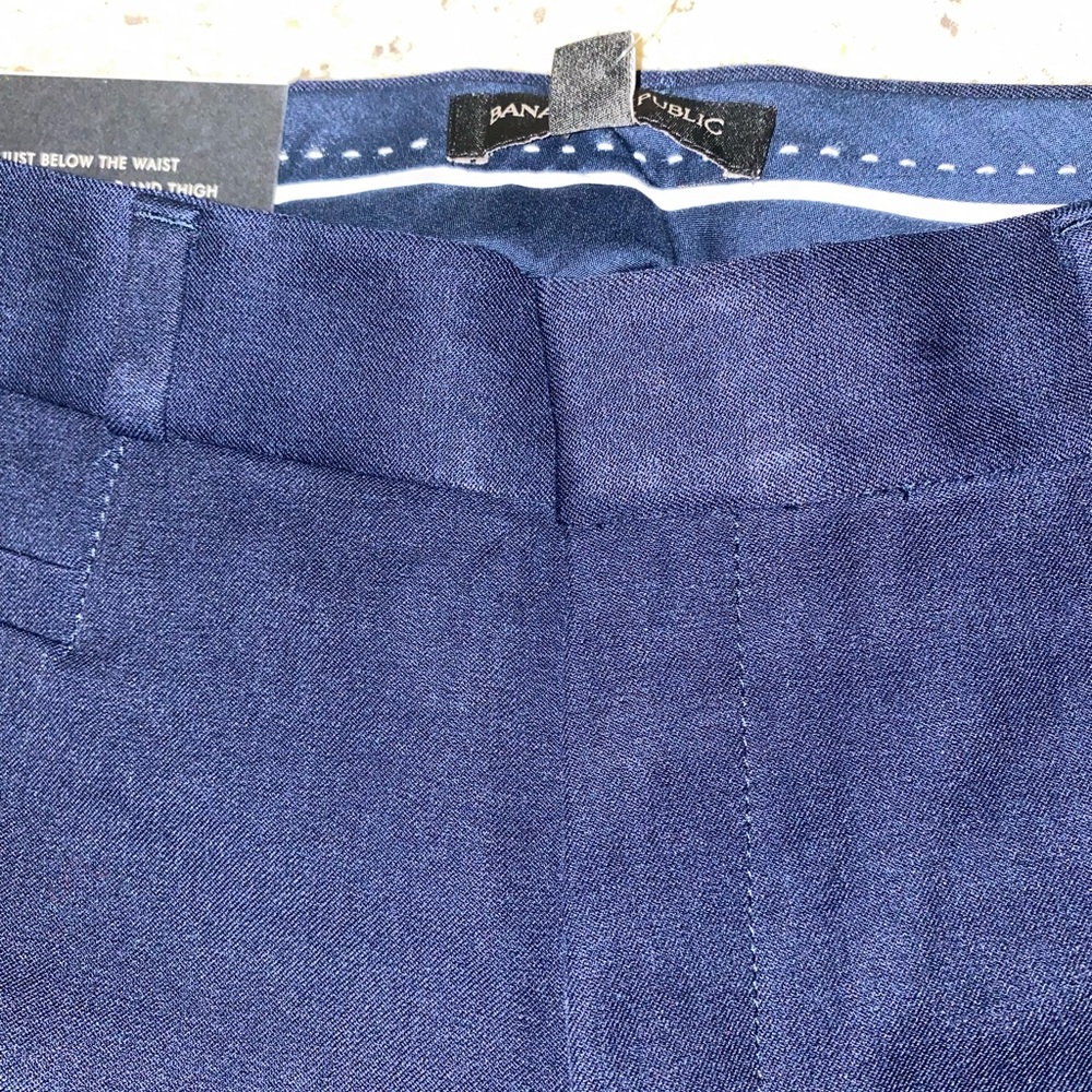 Banana Republic Navy Blue Classic Sloan Skinny Pant, size: 8 - Picture 6 of 11